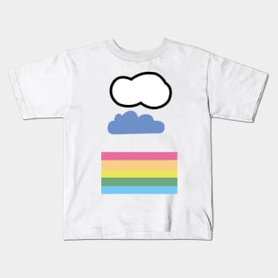 Happy Rainbow Cloud Cloud no.3 Kids T-Shirt